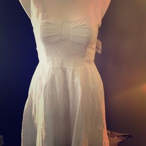 BNWT white Liz Claiborne sundress